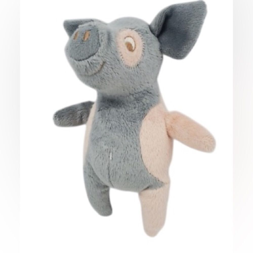 IKEA Kelgris Piglet Plush Stuffed Animal Grey Pink